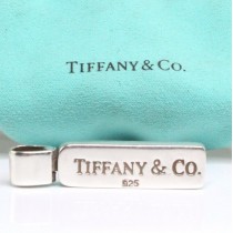 pandant Tiffany & Co, argint & cristale zirconium. anii '90 Statele Unite